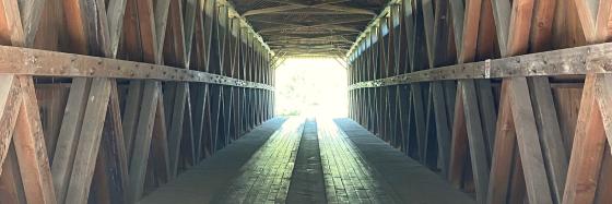 Image of a covered bridge, Greenup, KY